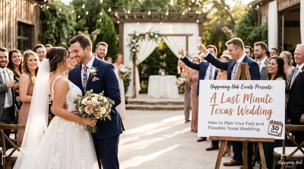Last Minute Wedding Planner Texas